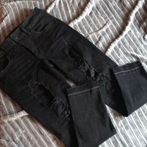 Black American Eagle Denim